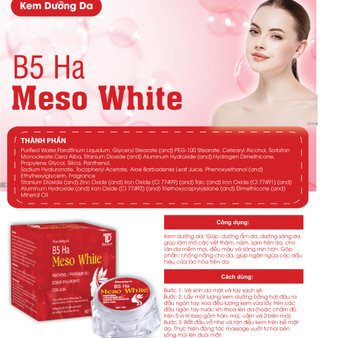 KEM DƯỠNG DA B5 HA MESO WHITE